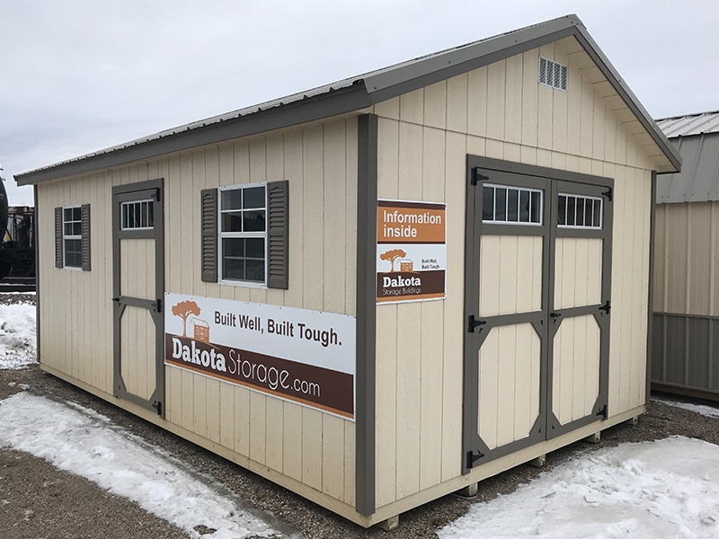 Dakota Storage Buildings' Brainerd, Minnesota Shed Display Lot